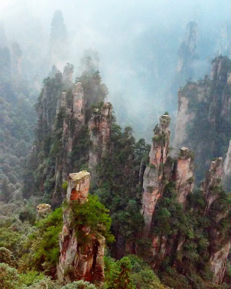 Solo Trekking in Zhangjiajie Mountains of China