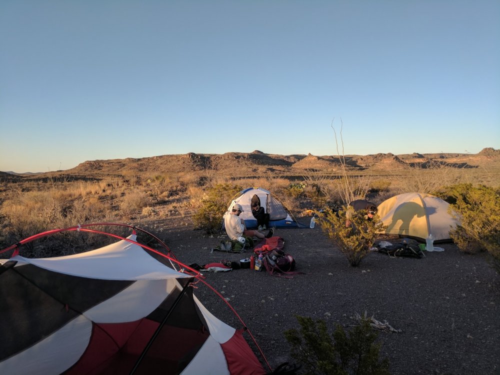 group camping trip