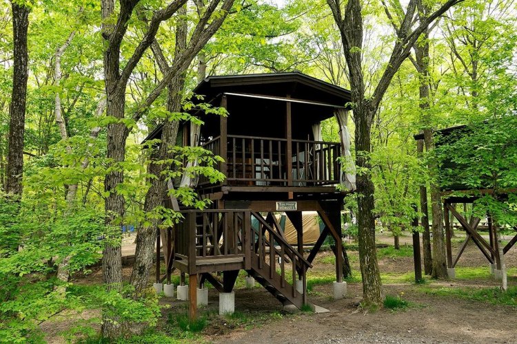 Campsites near Tokyo Japan Karuizawa Sweet Glass