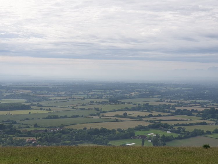 View of South Downs National Park from Devil's Dyke