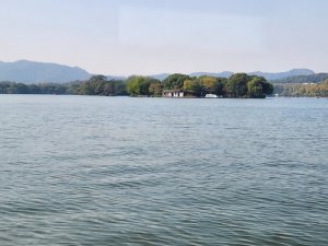 Hills surrounding West Lake, China