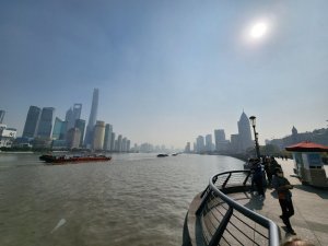 The Bund fronting the Huangpu River, Shanghai, China