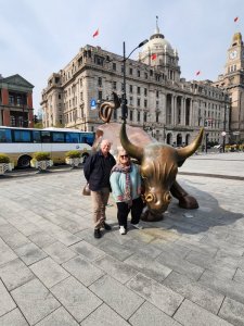 James Visser and Nicole Anderson in Shanghai China